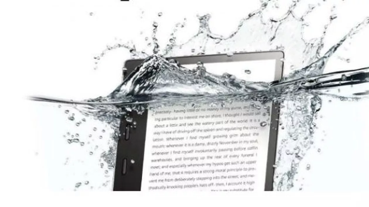 Îl poți lua cu tine în cadă! Amazon prezintă primul e-book reader rezistent la apă