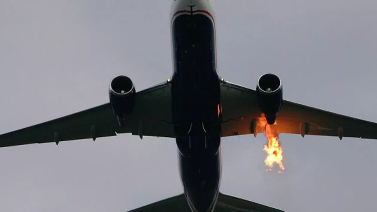 Toți sunt atei până iese fum din motorul avionului în zbor! Mărturia unui pasager face înconjurul Internetului (VIDEO)