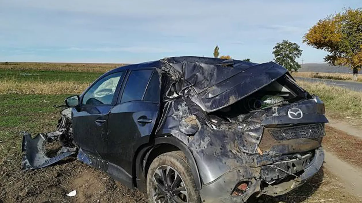 Manager de spital, accident de circulație grav, în timp ce era de gardă (FOTO)