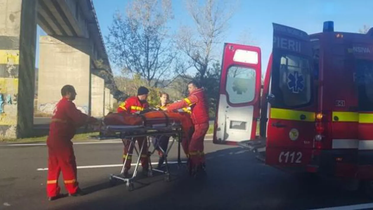 Scenă de COȘMAR pe DN1: Şoferii au asistat la o SINUCIDERE în direct (FOTO)