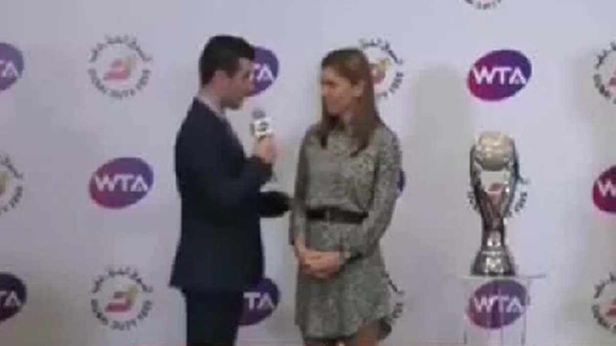 Simona Halep a primit trofeul pentru numărul 1 mondial și un inel cu diamante: ”Mă logodesc cu...” (VIDEO)