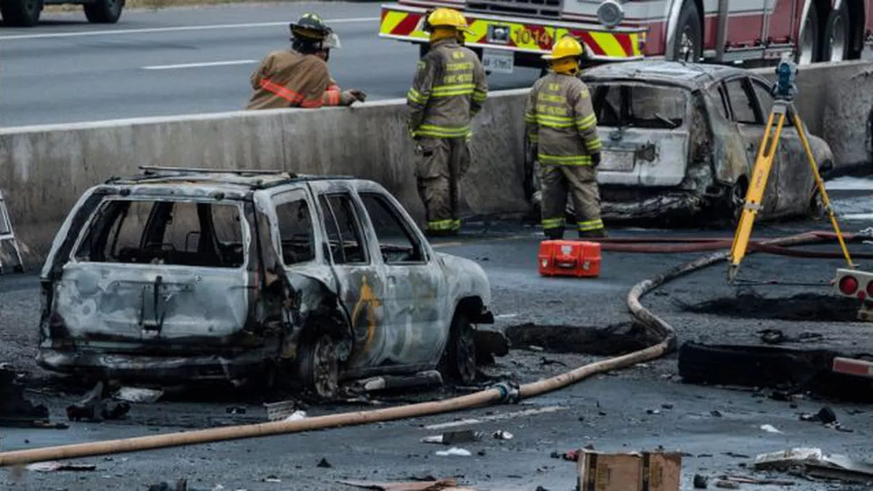 Accident grav în Canada. Două cisterne au explodat. Morți și zeci de răniți (FOTO și VIDEO)