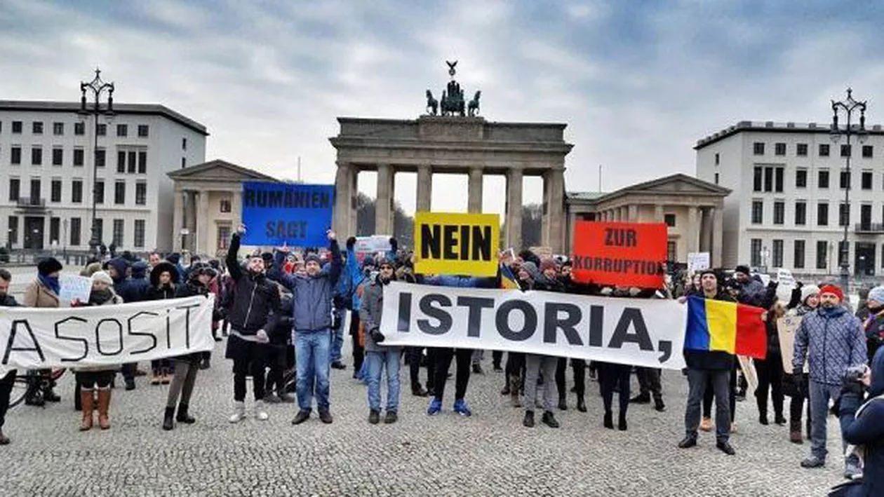 La BERLIN diaspora românească e gata de PROTEST: Doar împreună rezistăm şi doar împreună construim
