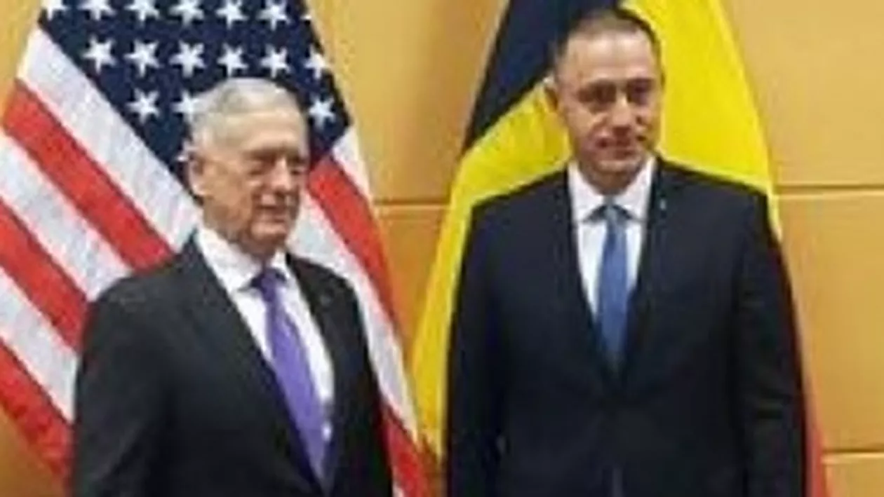 Ministrul Apărării, Mihai Fifor, întâlnire cu șeful Pentagonului, James Mattis. Ce subiecte au dezbătut