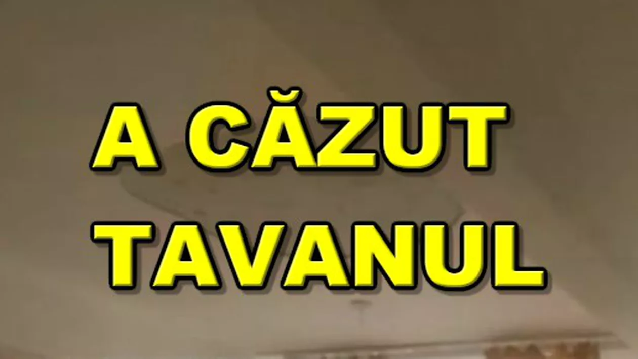 Tavan căzut peste copii la o școală din Alexandria. BILANȚUL VICTIMELOR (VIDEO)