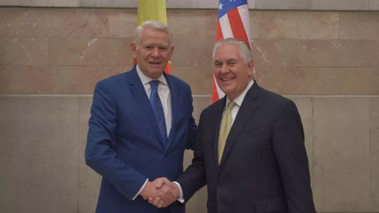Primele imagini cu secretarul american de stat, în România: Rex Tillerson ar fi venit să-i tragă la răspundere pe Dragnea și Tăriceanu (VIDEO)