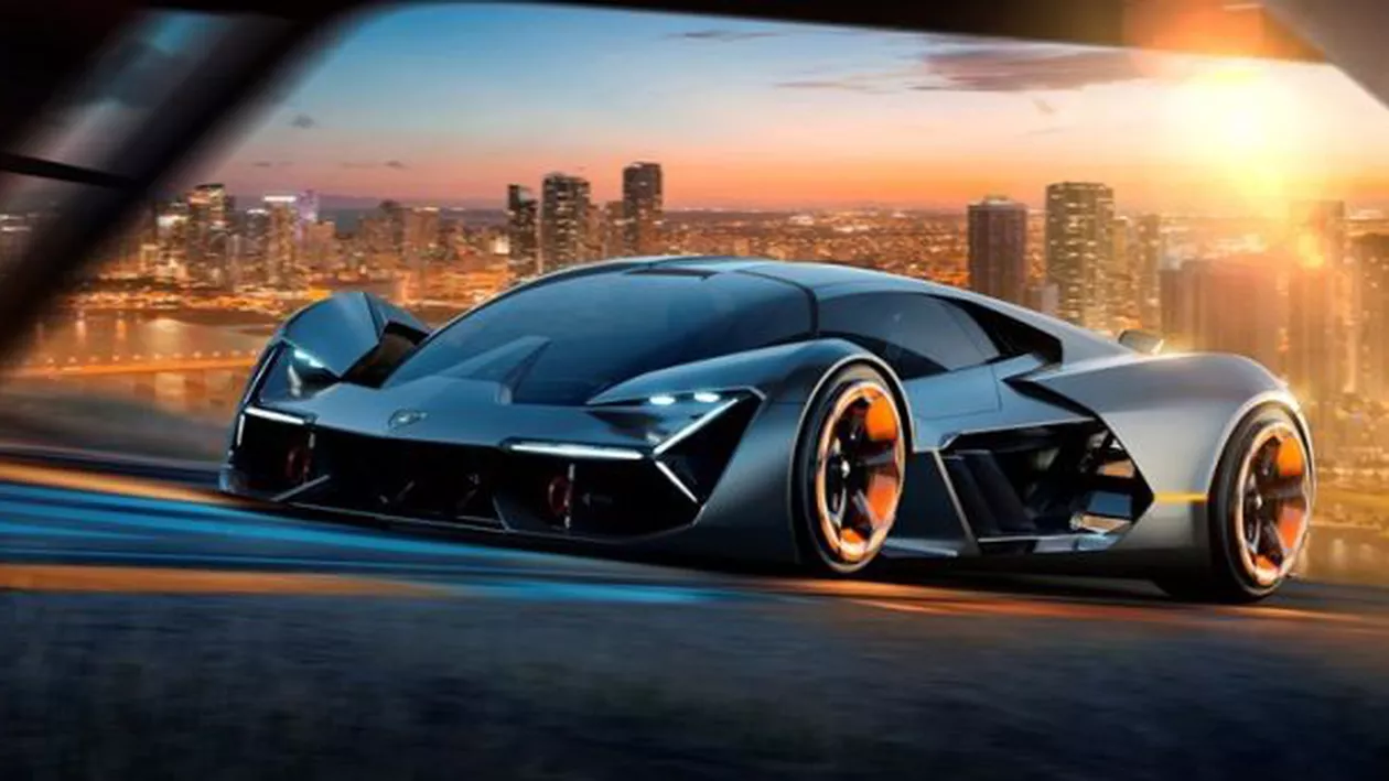 Un inginer român proiectează noul Lamborghini Terzo Millennio, superbolidul 100% electric (VIDEO)