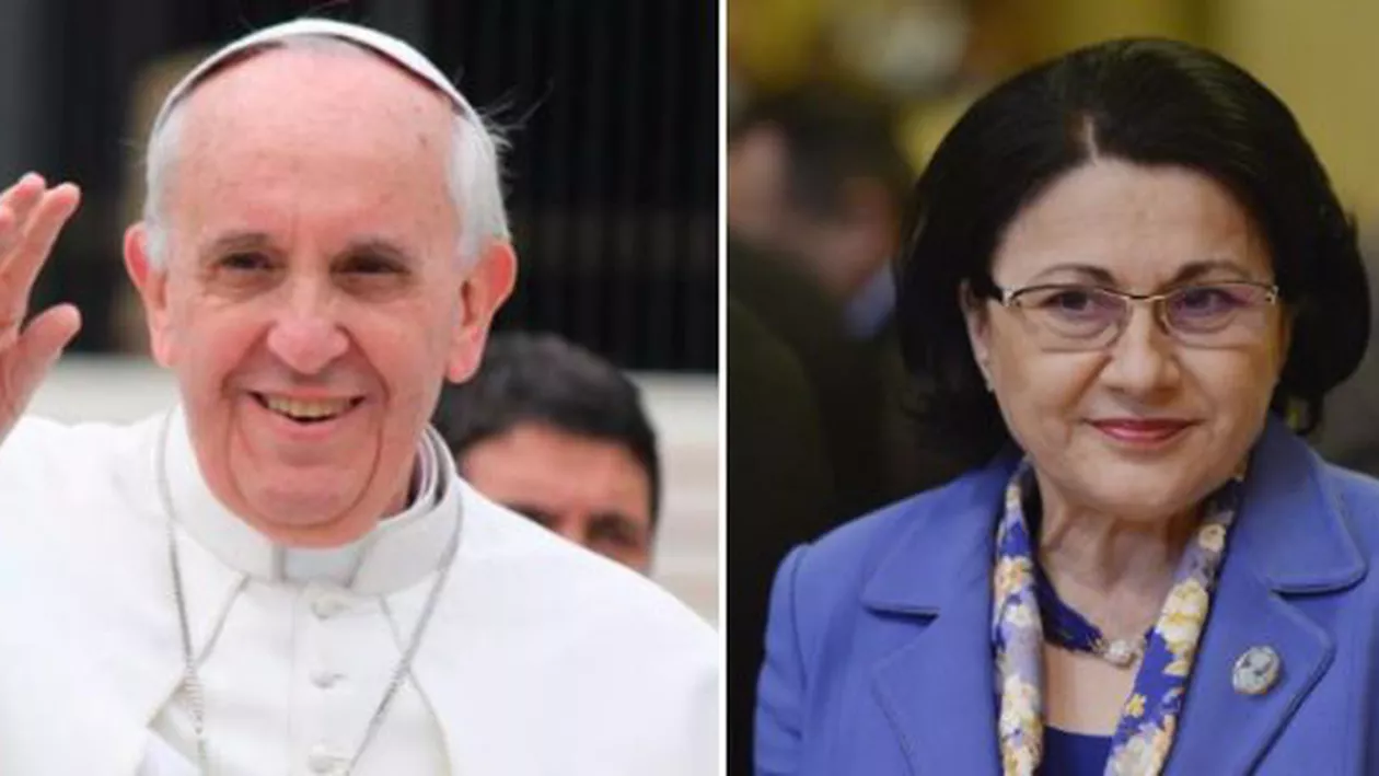 Papa Francisc, votat în unanimitate membru al Academiei Române: Ar putea deveni coleg cu Ecaterina Andronescu
