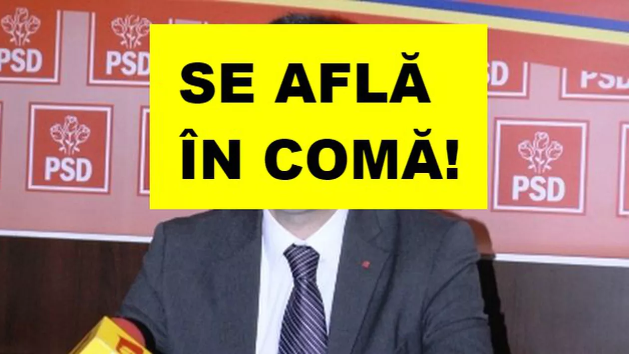 Un CUNOSCUT politician PSD, în COMĂ! Medicii au fost nevoiți SĂ-I AMPUTEZE un picior! Detalii de ULTIMĂ ORĂ (FOTO)