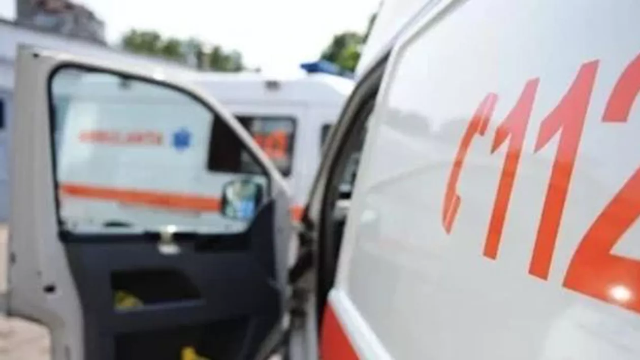 Explozie la o casă din Sibiu: Două persoane au fost rănite grav (FOTO)