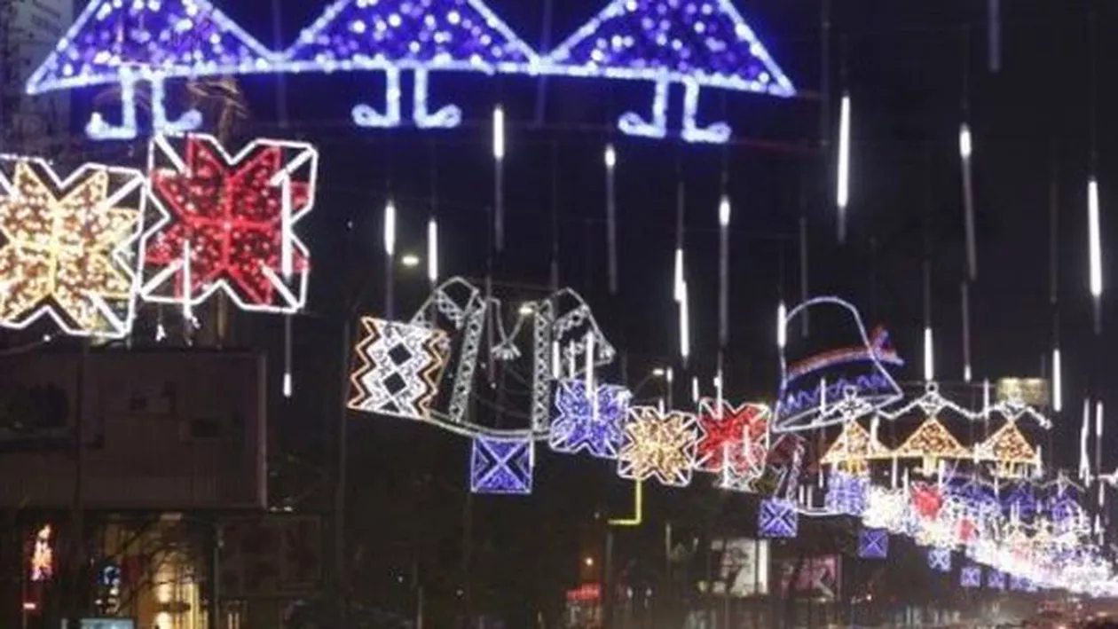 Luminițele festive din Capitală nu vor fi aprinse miercuri seară