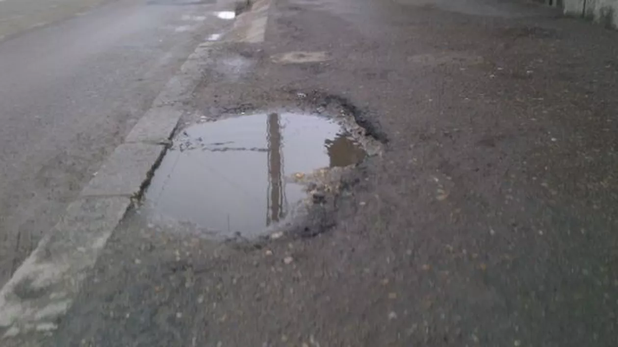 “Dorel” a asfaltat o baltă în Călărași (VIDEO)