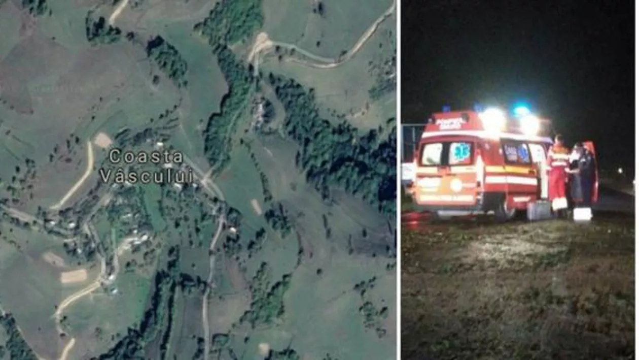 Alba: O maşină de teren s-a răsturnat într-o râpă. Un tânăr a murit si alţi trei au fost răniţi