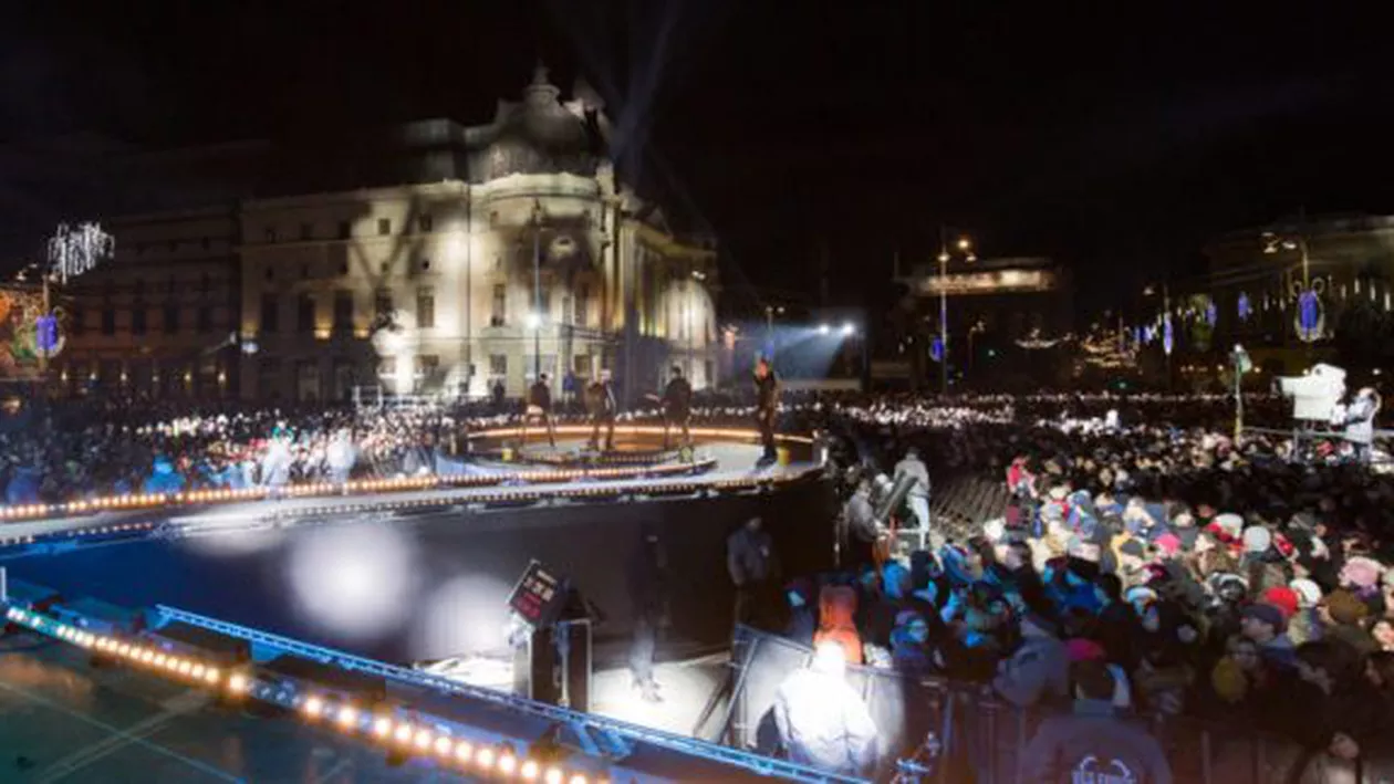 50.000 de oameni au întâmpinat 2018 la HIT Revelionul din Piața George Enescu