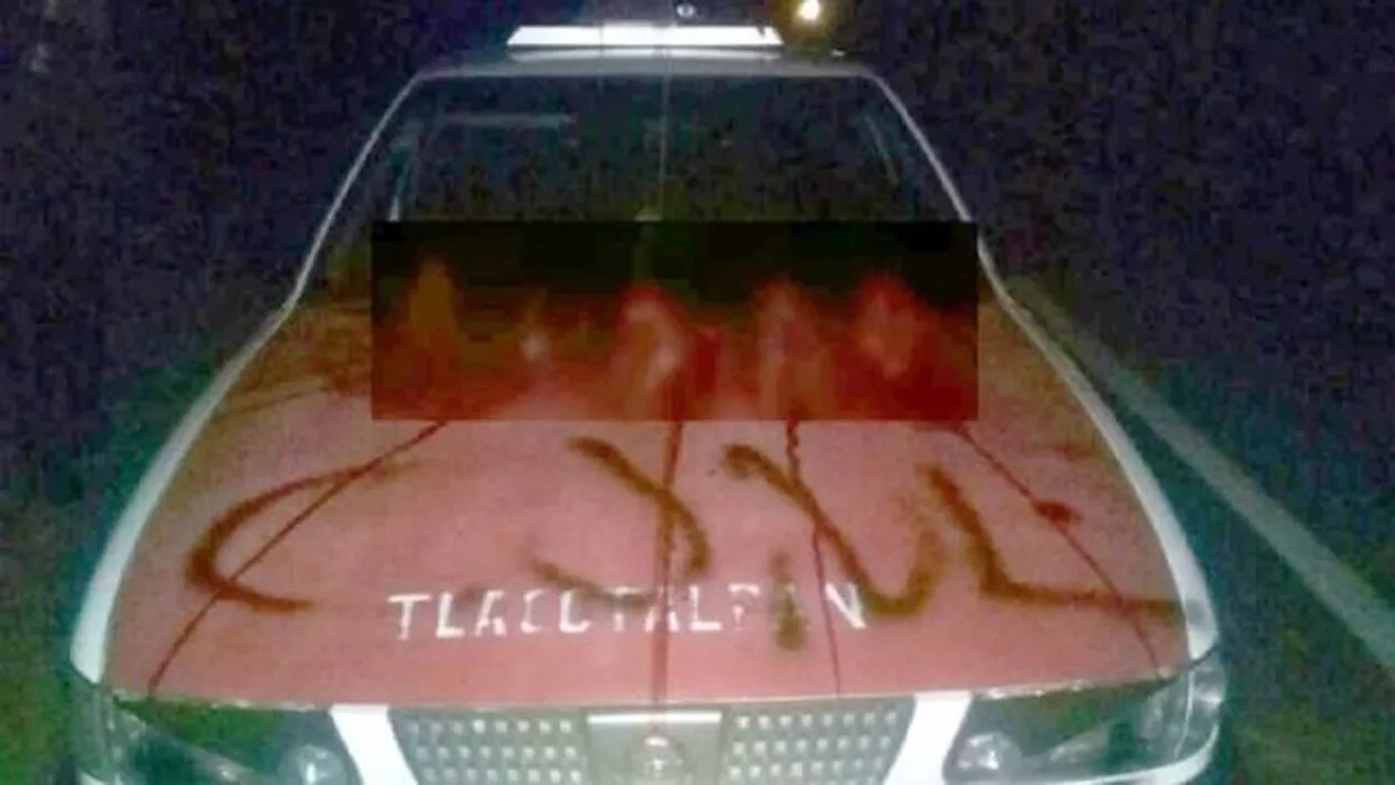 Bărbați DECAPITAȚI, găsiți într-un TAXI din Veracruz. Ce se afla pe CAPOTA mașinii