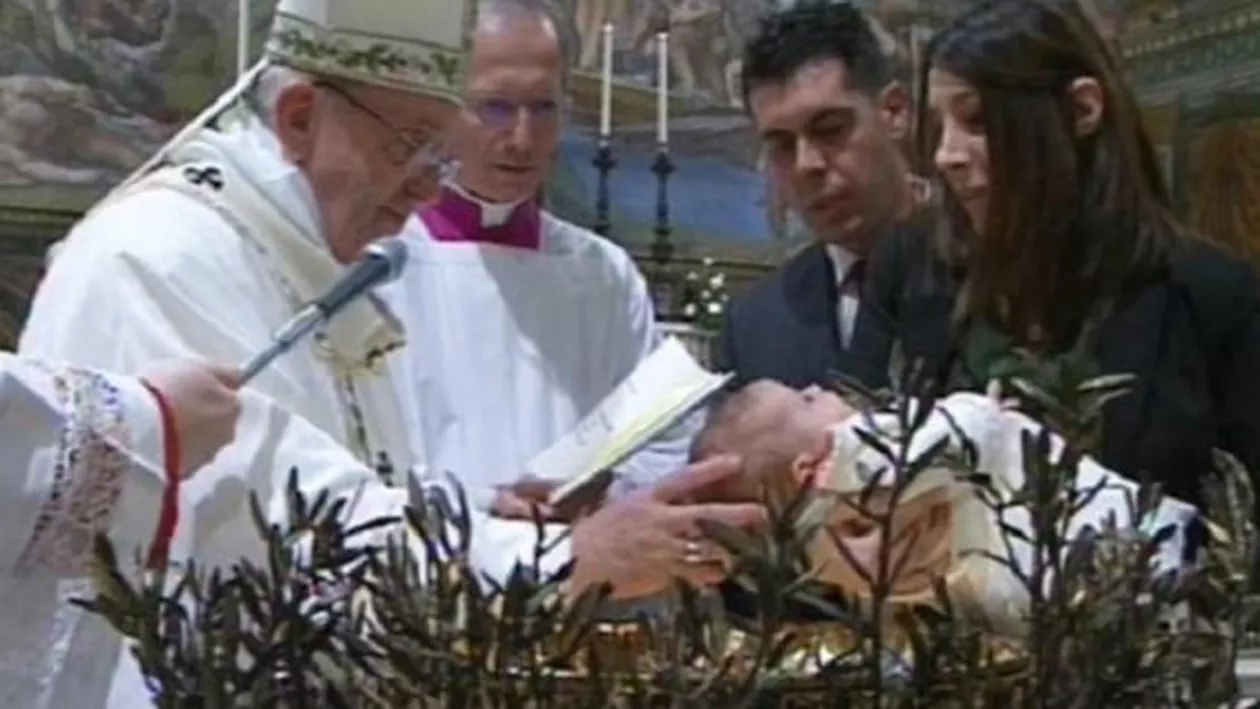 Alăptatul în Capela Sixtină, acceptat de Papa Francisc