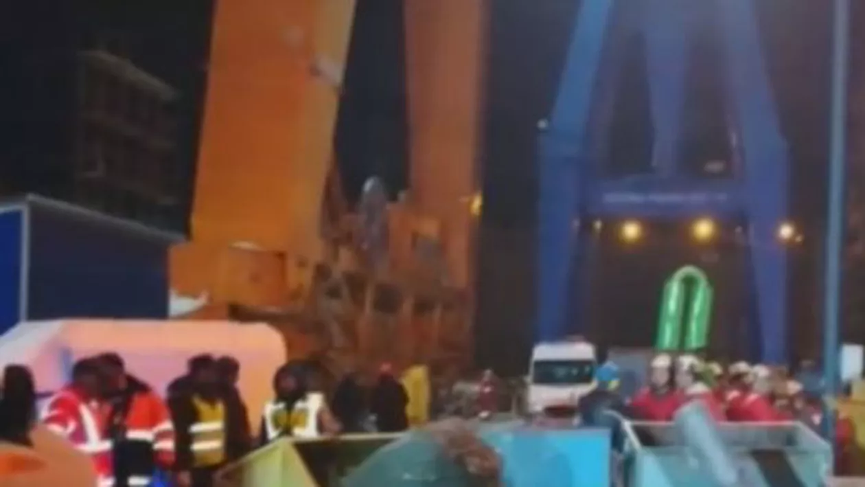 Accident GROAZNIC pe Şantierul Naval Tulcea! Sfârșit teribil pentru un muncitor (VIDEO)