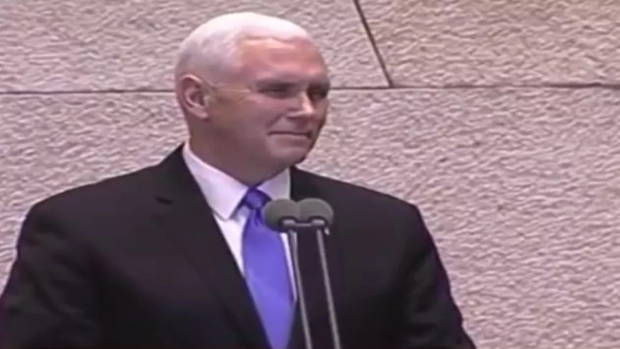 Incidente fără PRECEDENT în Parlamentul Israelului. Ce au făcut DEPUTAȚII în timpul discursului vicepreședintelui SUA (VIDEO)