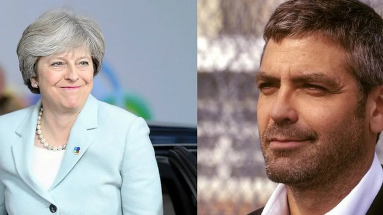 Care este legătura dintre Theresa May şi George Clooney