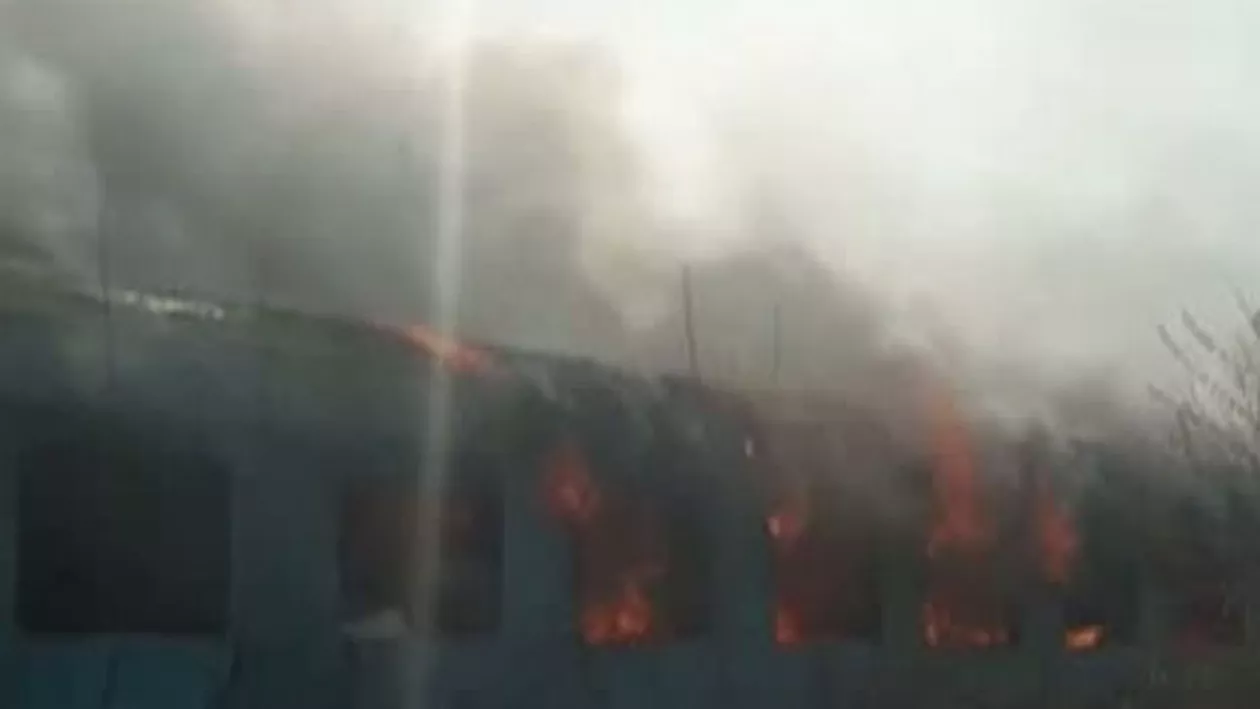 INCENDIU PUTERNIC în Gara de Nord din Timişoara!