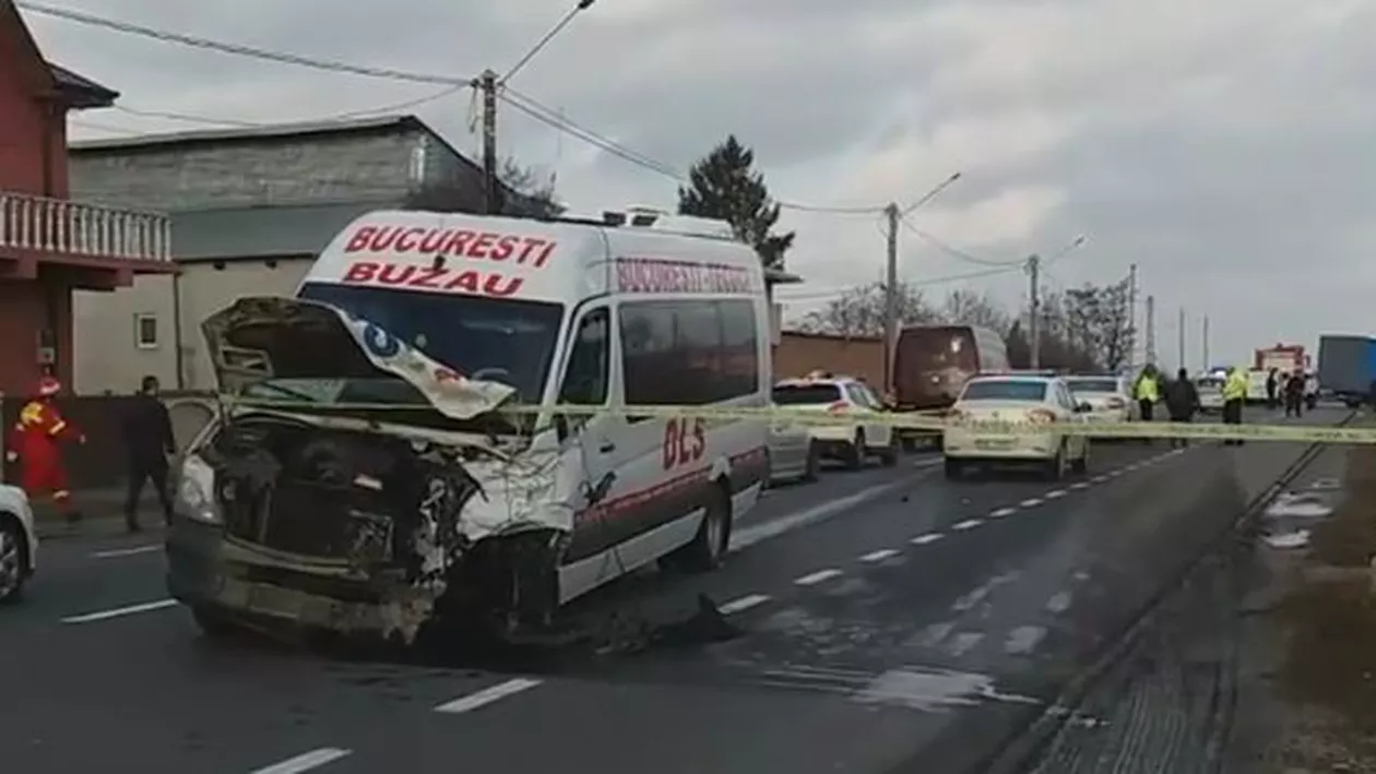 ACCIDENT GRAV în Ilfov! Se intervine cu ELICOPTERUL SMURD (VIDEO)