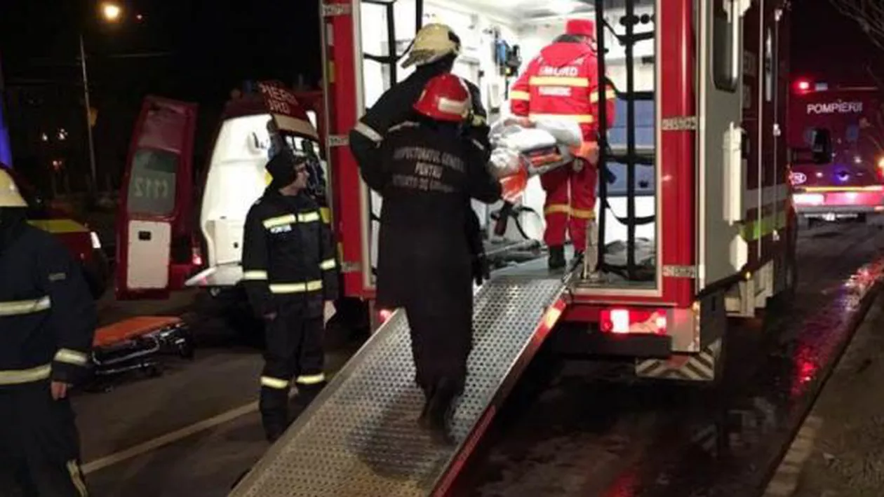 ACCIDENT TERIBIL în Bistrița-Năsăud! A fost activat PLANUL ROȘU de intervenție: ZECE VICTIME