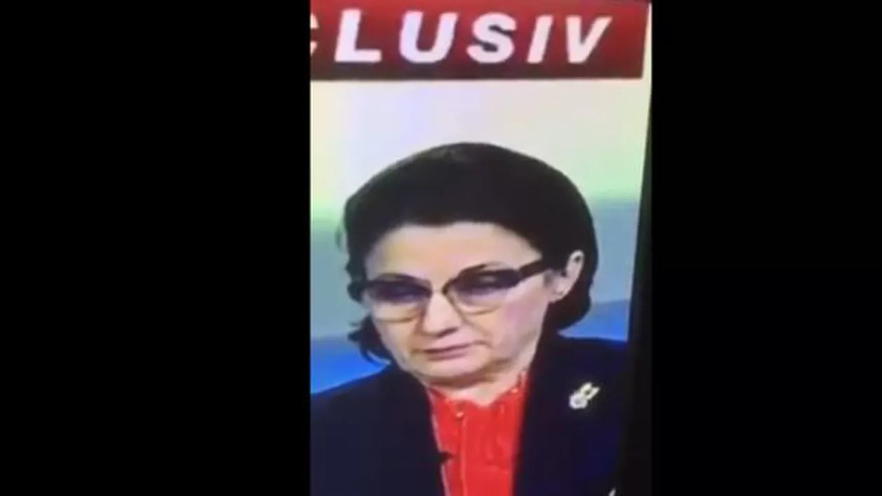 Ecaterina Andronescu ADOARME în direct la TV (VIDEO)