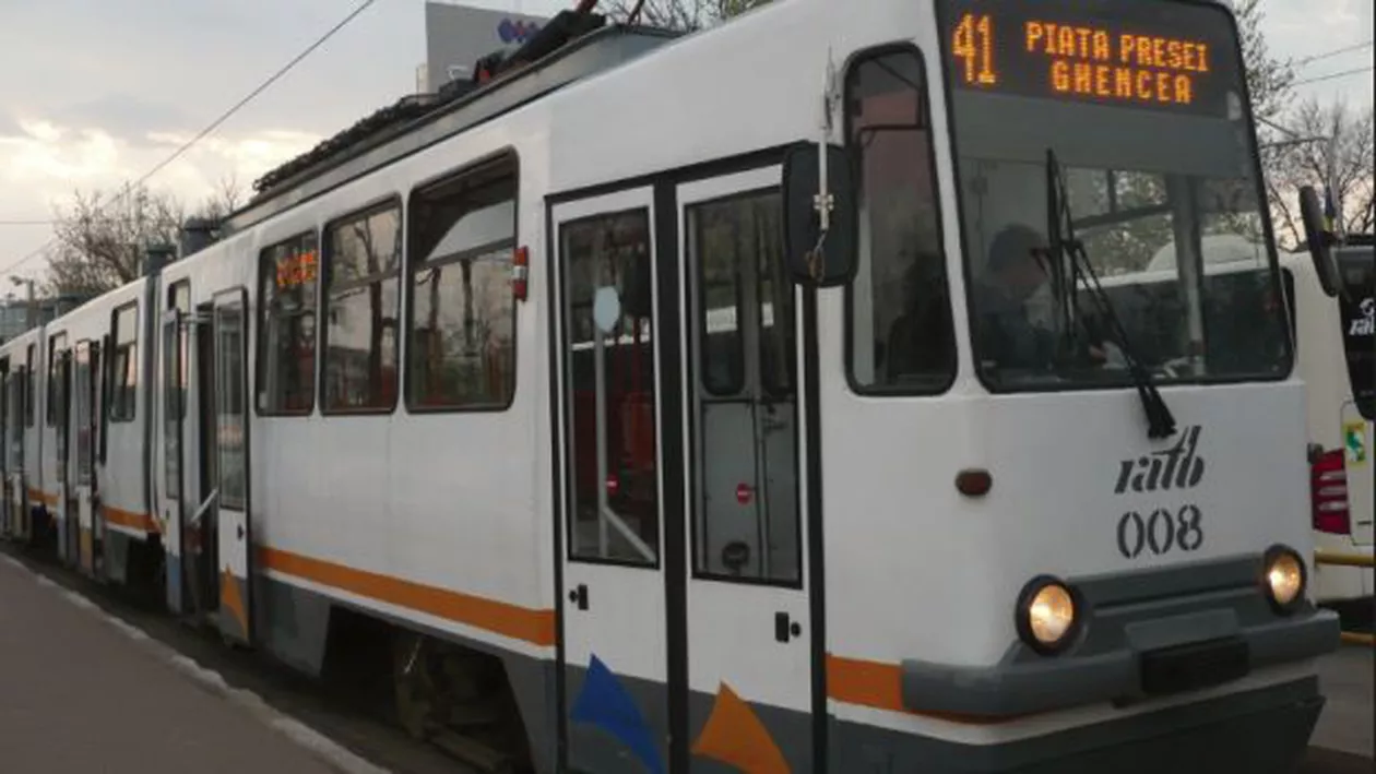 Un tramvai a DERAIAT în zona Ghencea din Capitală