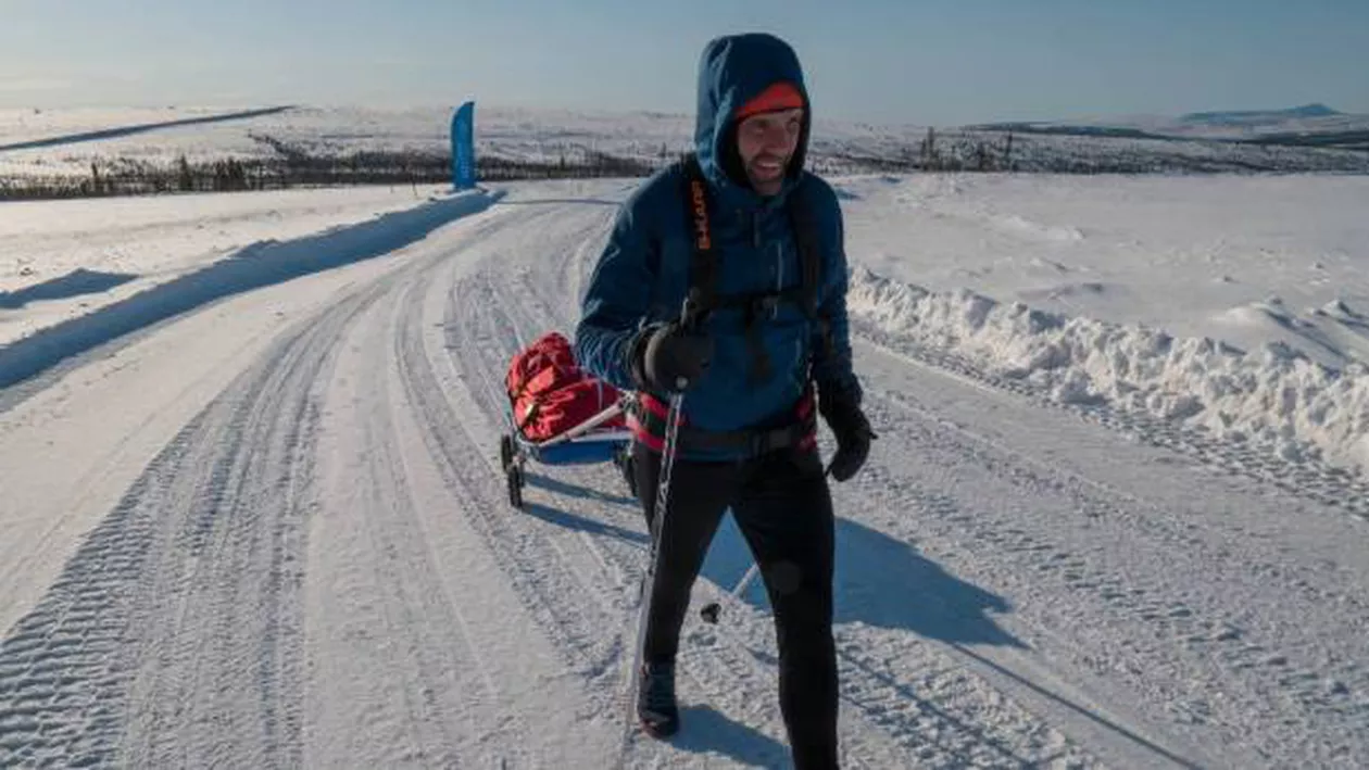 Tibi Uşeriu, LIDER în cursa de la Cercul Polar! Primele IMAGINI din IADUL ALB (FOTO,VIDEO)