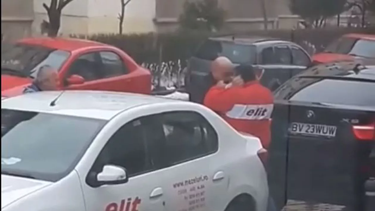 Alexandria: Scandal în trafic între doi şoferi recalcitranţi (VIDEO)