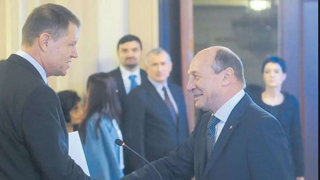 Traian Băsescu susţine că l-a ajutat pe Iohannis să candideze în 2014: Am vorbit şi cu SRI, şi cu Parchetul