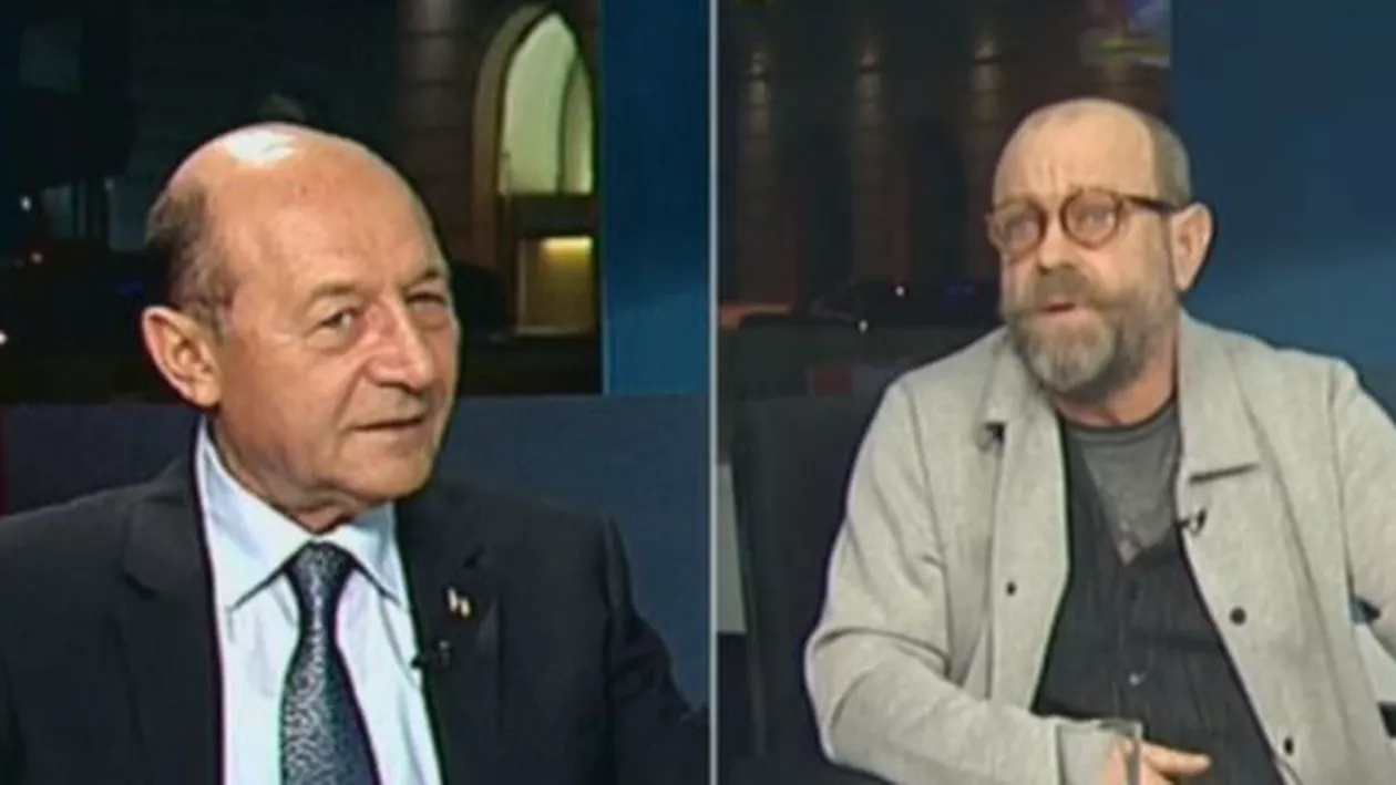 Scandal uriaș în direct pe B1TV între Traian Băsescu și Liviu Mihaiu: Slugile lui Vîntu rămân ceea ce sunt/ Decât slugile Securității mai bine angajat la mogul (VIDEO)