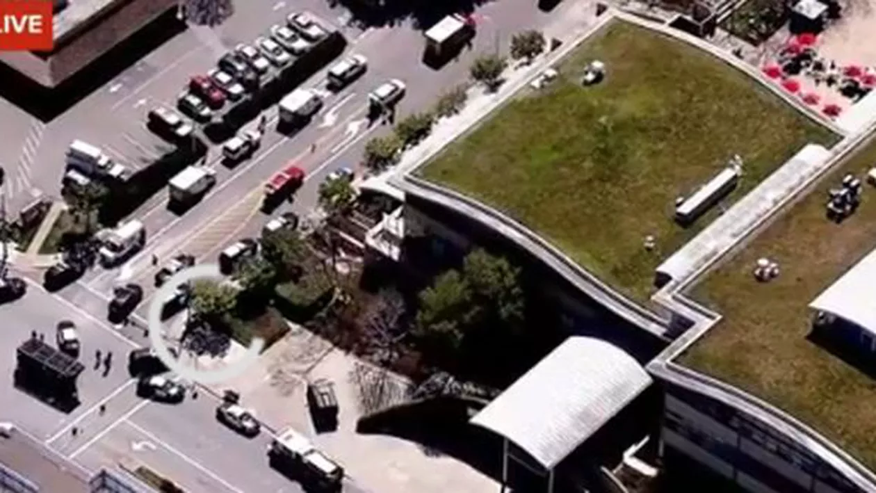 ATAC ARMAT lângă sediul YouTube din San Bruno, California. Suspectul, o femeie, s-a sinucis (VIDEO)