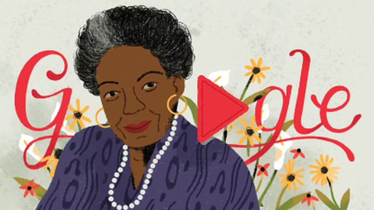 Google Doodle celebrează aniversarea poetei Maya Angelou (FOTO)