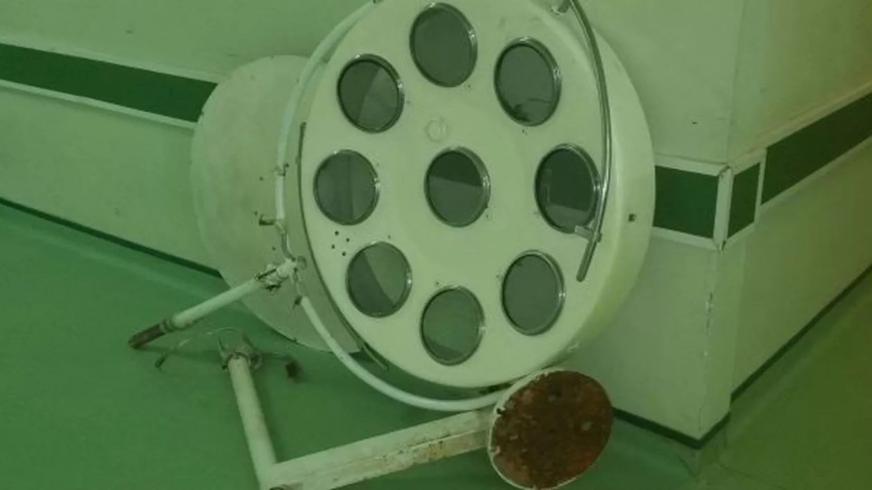 Lampă din sala de operații, schimbată după 44 DE ANI! Medic: E viteza reală a modernizărilor din spitalele românești