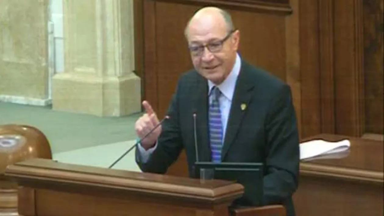 Traian Băsescu și Paul Stănescu, scandal în plenul Senatului: Iarna nu-i ca vara? Aţi ajuns şi voi la concluzia asta? 