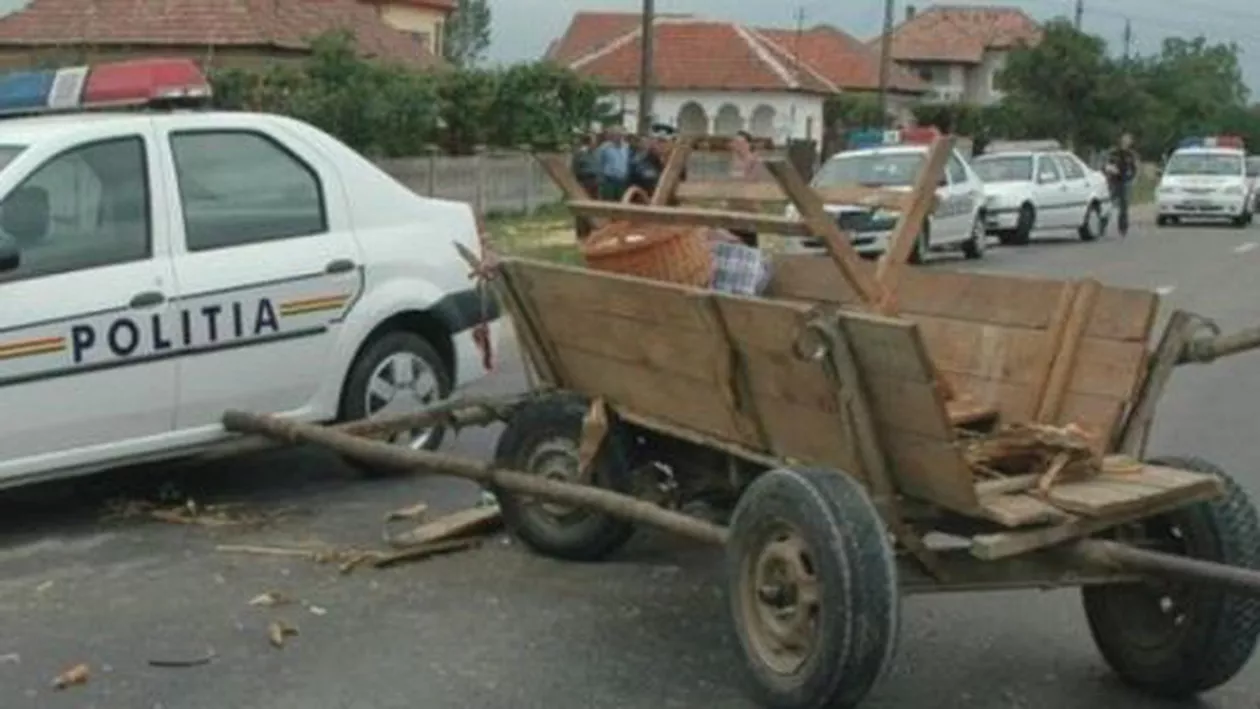 Botoșani: Bărbat, în stare gravă la spital, după ce a căzut din căruță