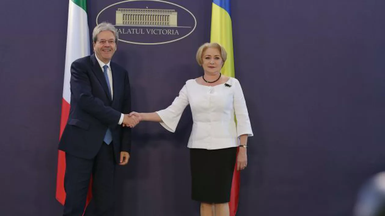 Premierul Italiei, primit la Palatul Victoria. Întâlniri cu Viorica Dăncilă și Klaus Iohannis