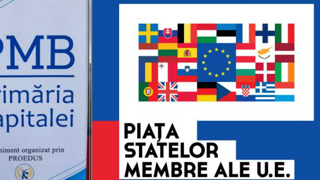 PMB organizează a 5-a ediţie a evenimentului Piaţa Statelor Membre ale Uniunii Europene, în Parcul Cişmigiu