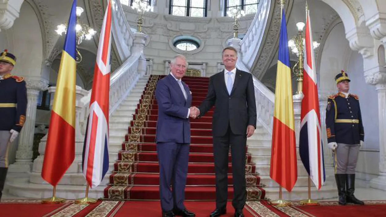 Prințul Charles, primit de președintele Iohannis la Palatul Cotroceni (FOTO, VIDEO)