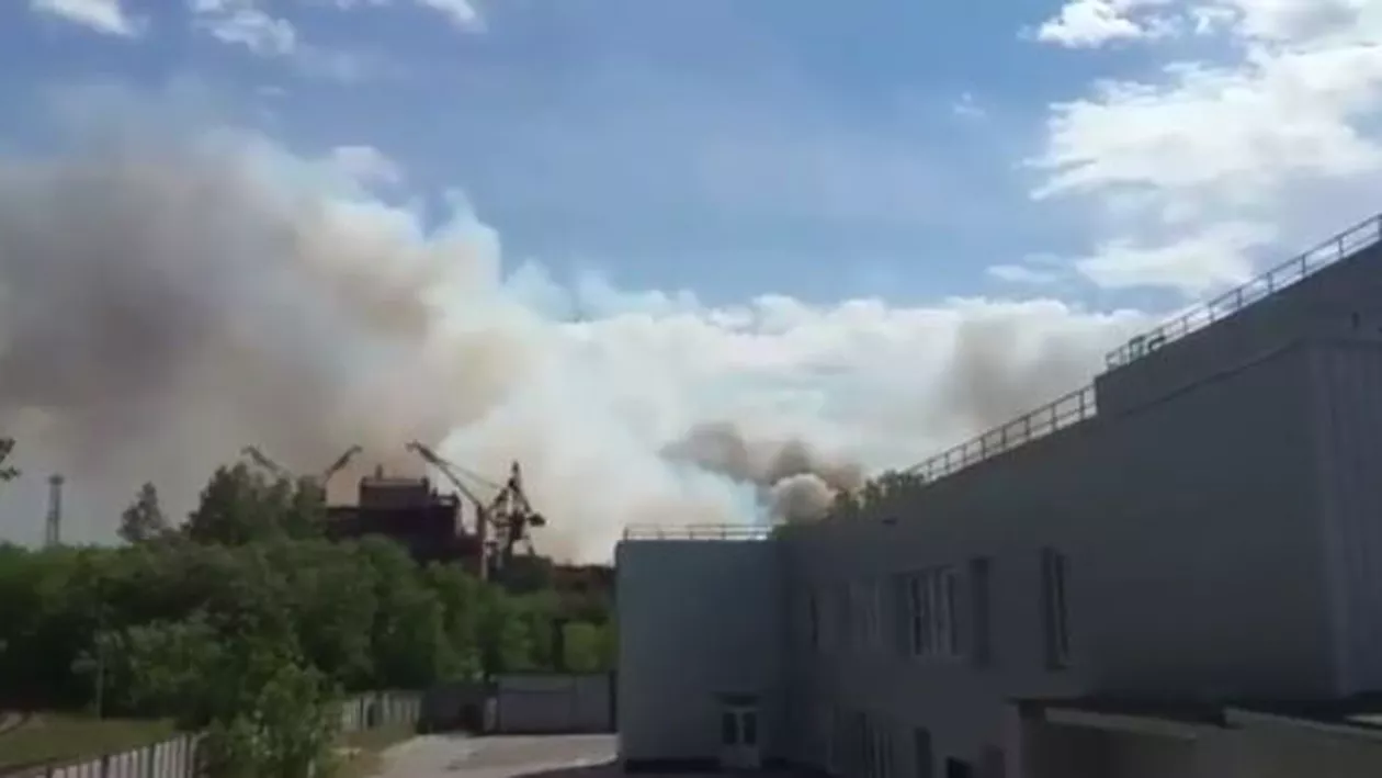 ALERTĂ! Incendiu de proporții la Cernobîl (VIDEO)