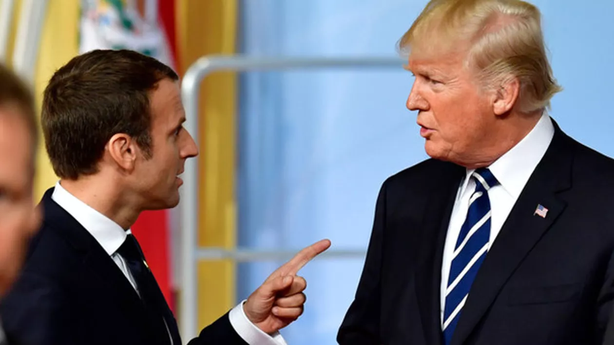 DONALD TRUMP s-a dezlănțuit împotriva lui EMMANUEL MACRON! Incident TENSIONAT la summitul G7