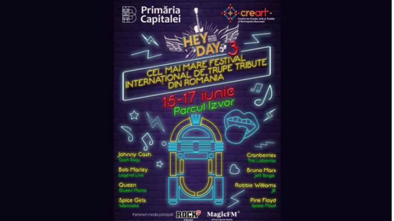 Începe cea de-a treia ediție a HEYDAY MUSIC FESTIVAL în Parcul Izvor