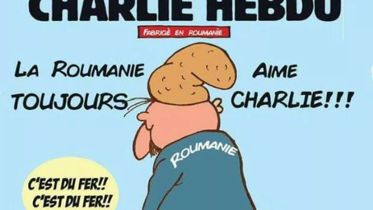 Replică USTURĂTOARE a românilor după caricatura cu Simona Halep din Charlie Hebdo: E de FIER! E de FIER! Imaginea de senzaţie care a devenit VIRALĂ (FOTO)