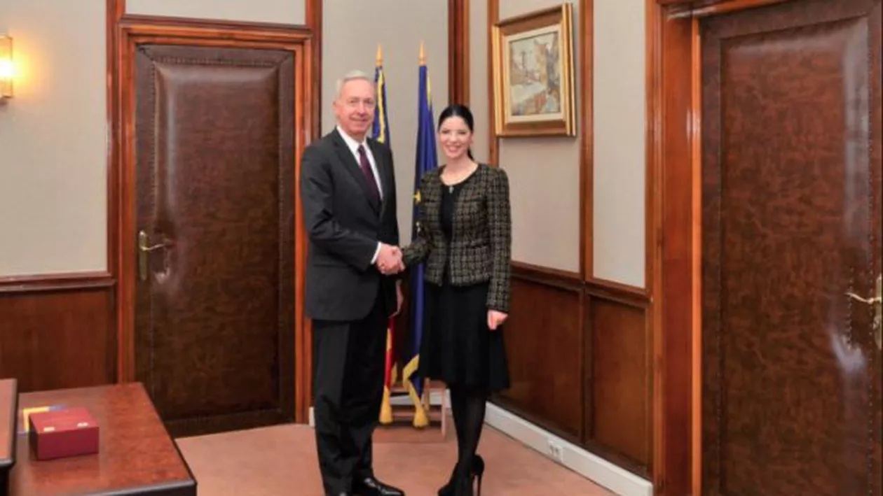 Vicepremierul Ana Birchall, întâlnire cu ambasadorul american Hans Klemm
