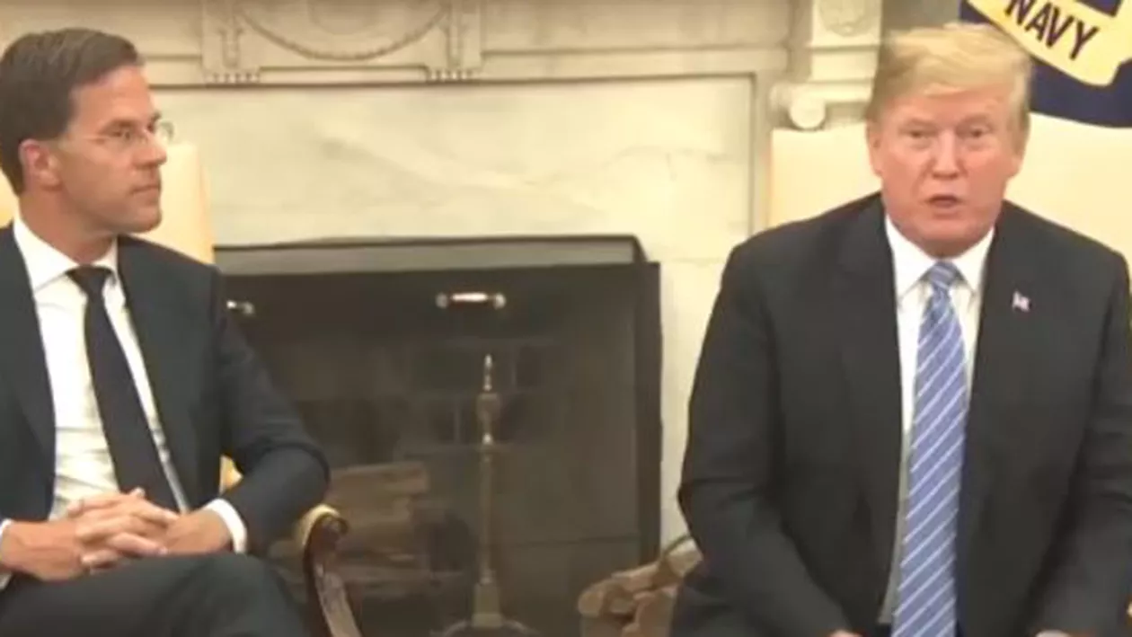 Premierul olandez i-a râs în față lui Donald Trump, în prezența a zeci de reporteri. Care este MOTIVUL (VIDEO)