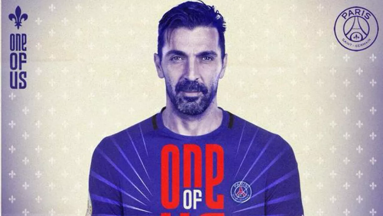 E OFICIAL! Gianluigi Buffon a dat LOVITURA. Legendarul portar, transferat la PSG. Clipul FABULOS cu care francezii l-au prezentat (FOTO, VIDEO)