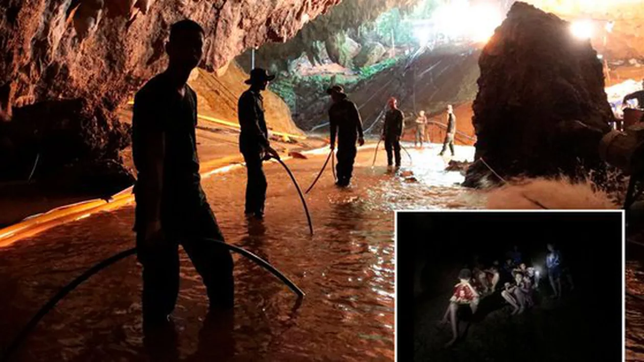 Primele imagini cu copiii salvați din peștera din Thailanda (VIDEO)