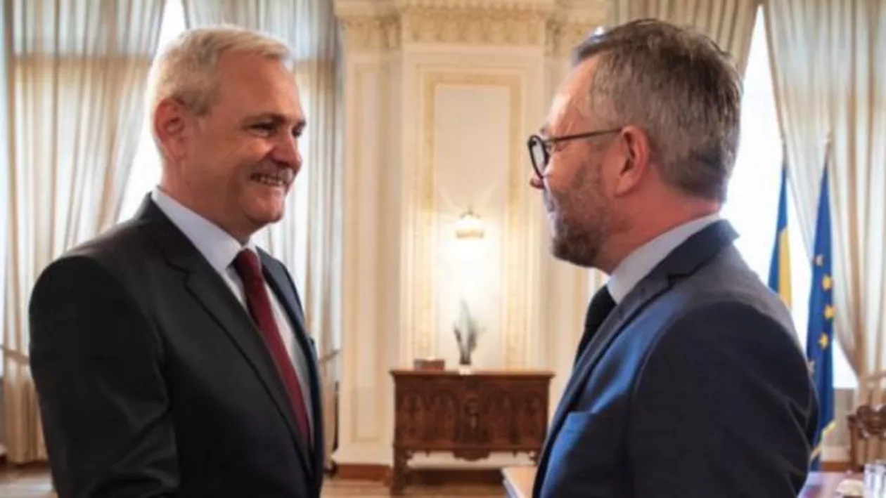 Șeful PSD, întâlnire cu ministrul de stat german / Dragnea se iubește cu o tânără de 25 de ani, Michael Roth e căsătorit cu... un bărbat! (FOTO)