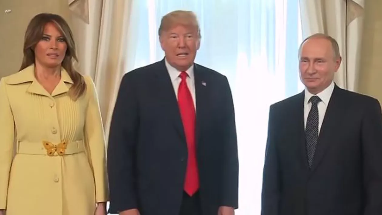 Vladimir Putin a speriat-o pe Melania Trump: Imaginea care a devenit imediat virală pe internet (VIDEO)